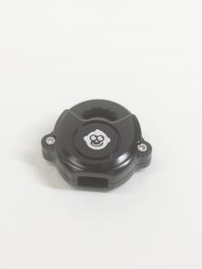 CNC BLACK  KEY COVER FOR MONKEY 125 FROM 2018 TO NOW